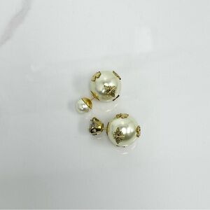 Christian Dior Pearl Earrings